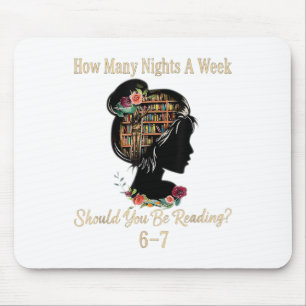 How Many Nights Reading 67 Funny Meme Six Seven Te Mouse Mat