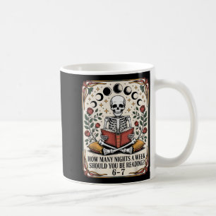 How Many Nights Reading Meme 6 7 Funny Book Lover Coffee Mug