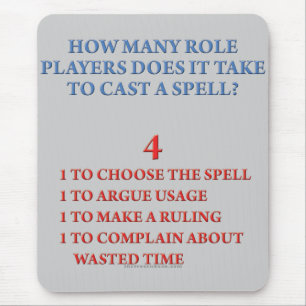 How Many Players to Cast a Spell Mouse Mat