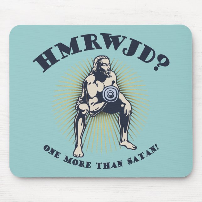 How Many Reps? Mouse Mat (Front)