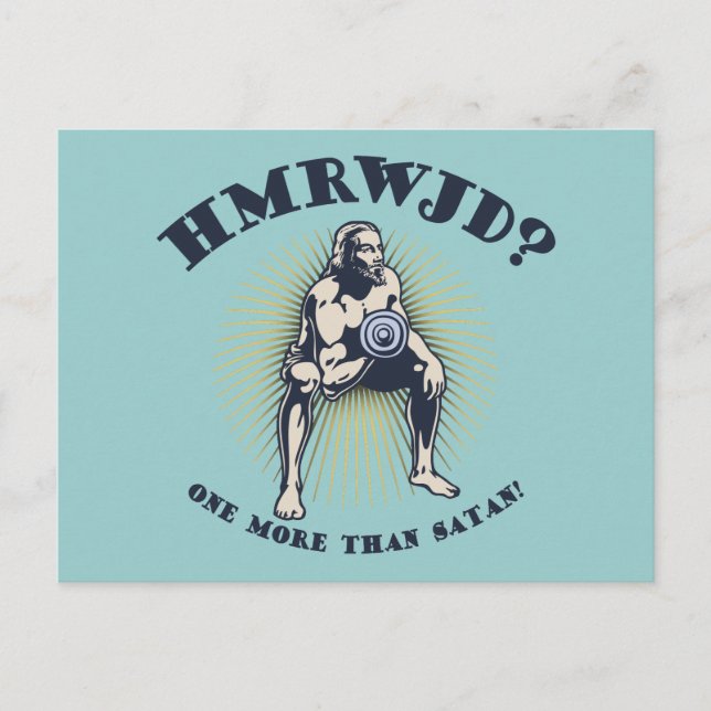 How Many Reps? Postcard (Front)