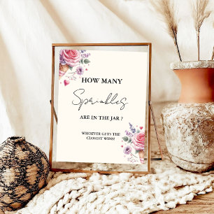 How Many SPrinkles In the Jar Baby Shower Game  Poster