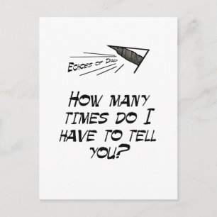 How many times? postcard