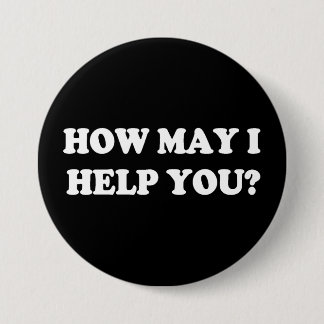 How may I help you button