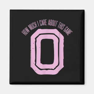 How Much I Care About Srts Girls Anti Football Is  Magnet