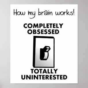 How My Brain Works Funny  Poster