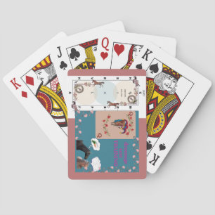how my mind feels doing a dressage test playing cards