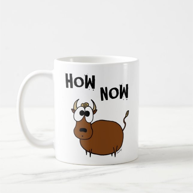 How Now Brown Cow Mug (Left)