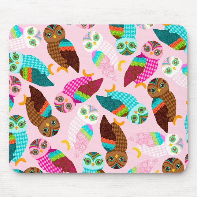 How Now Little Owl? Mouse Mat (Front)