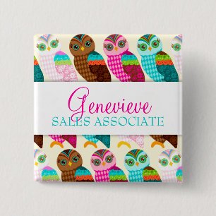 How Now Little Owl? Name Badge