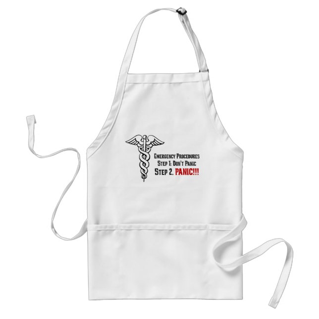 How Nurses Respond to Your Emergency Standard Apron (Front)