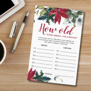 How old are they Christmas Bridal Shower Game