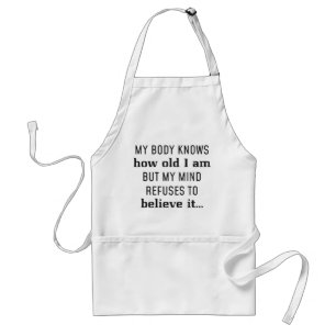 How Old I Am Standard Apron