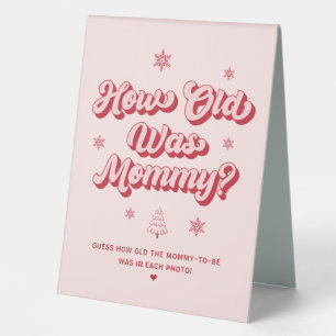 How old was Mummy Christmas Baby Shower Game