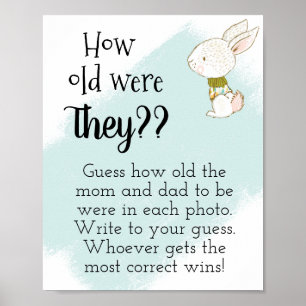 How old were they? Bunny Poster