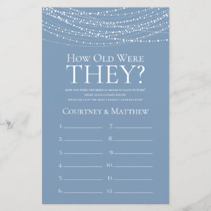 How Old Were They Dusty Blue Lights