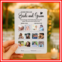 How Old Were They Guess The Age Bridal Shower Game