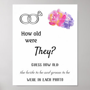 How old were they? - Violet Flowers Poster
