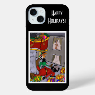 How Santa met Mrs. Santa iPhone 15 Mini Case