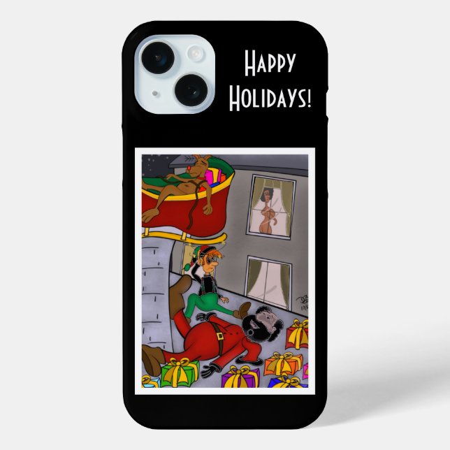 How Santa met Mrs. Santa Case-Mate iPhone Case (Back)