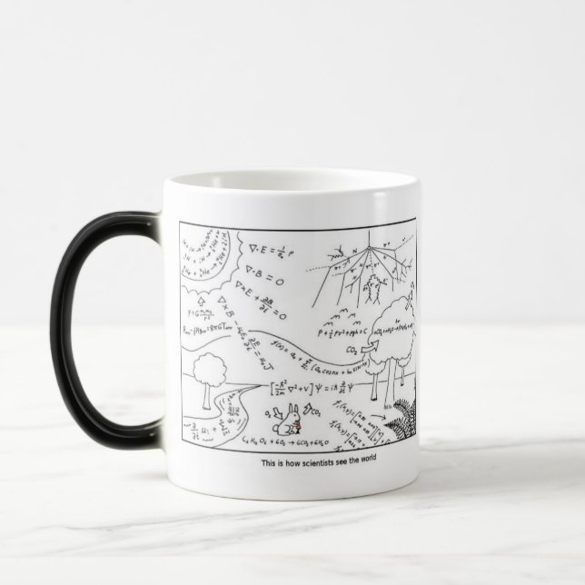How see the world [RIGHT HANDED] Magic Mug (Left)