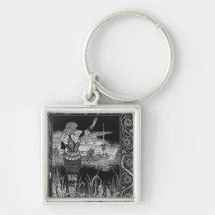 How Sir Bedivere Cast the Sword Excalibur Key Ring