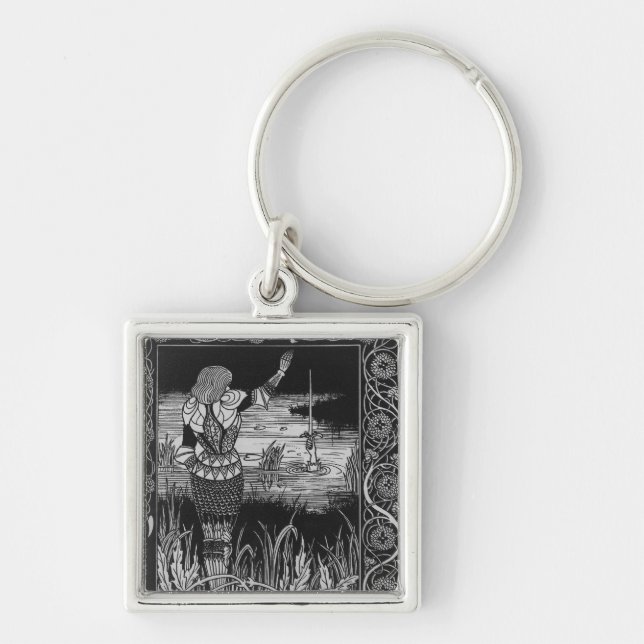 How Sir Bedivere Cast the Sword Excalibur Key Ring (Front)