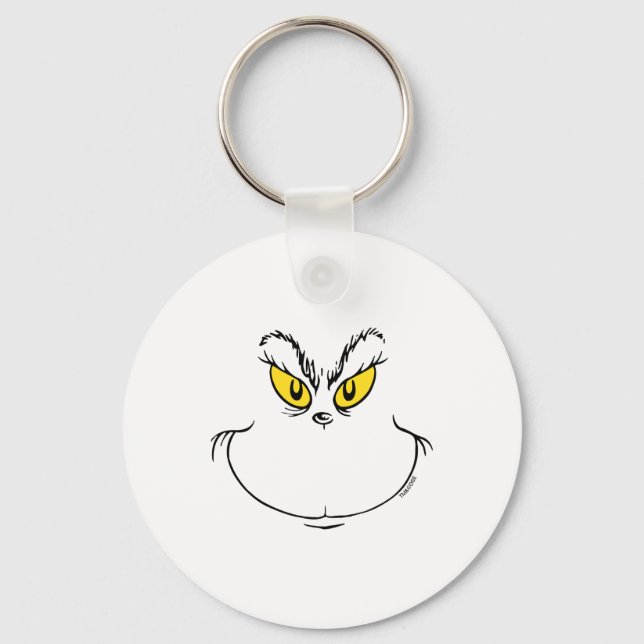 How Stole Christmas Face  Key Ring (Front)