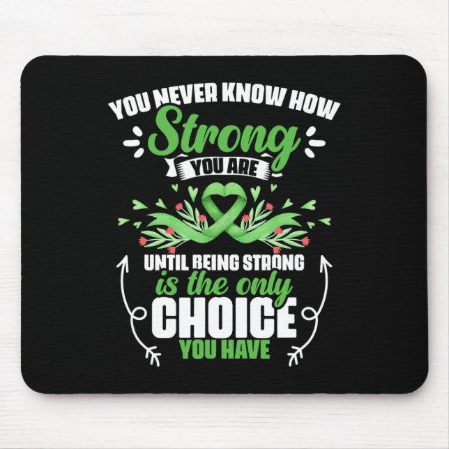 How Strong You Are - Bile Duct Cancer Gallbladder  Mouse Mat (Front)