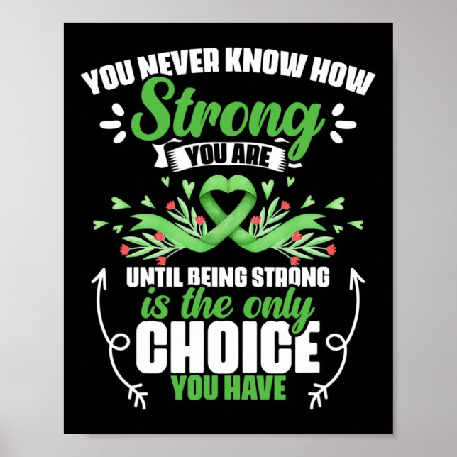 How Strong You Are - Bile Duct Cancer Gallbladder  Poster (Front)