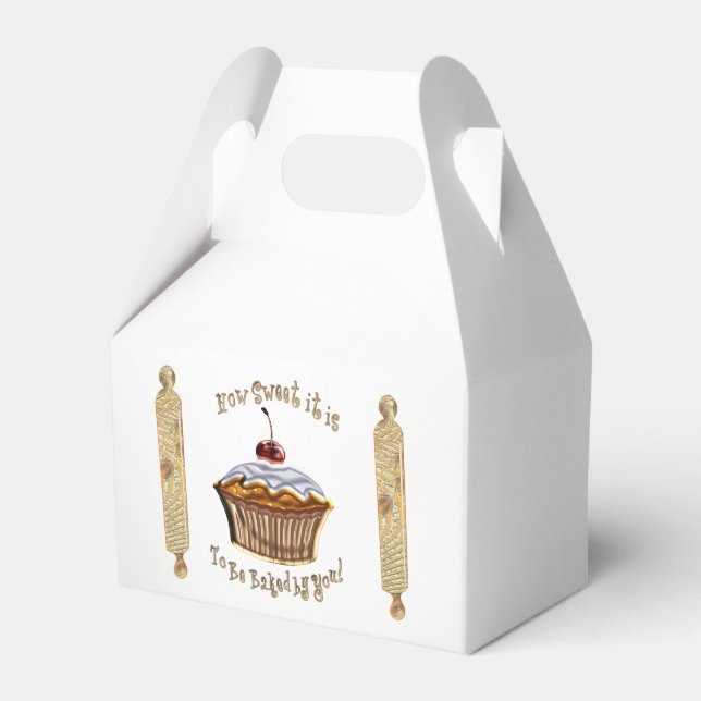 How Sweet It Is To Be Baked By YOU! Favour Box (Front Side)