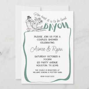 How Sweet it is to be Loved Bayou Invitation