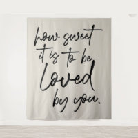 How Sweet It Is Wedding Personalised Backdrop