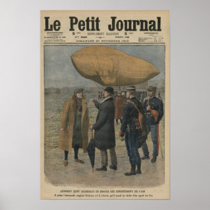 How the air conquerors are welcomed in France Poster