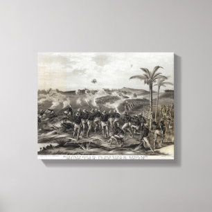 How the Day was Won Charge of the Tenth Canvas Print
