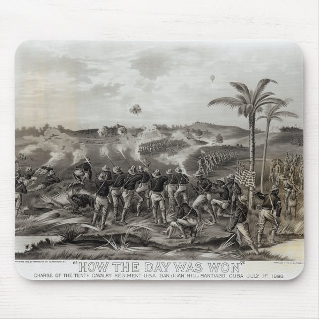 How the Day was Won Charge of the Tenth Mouse Mat (Front)