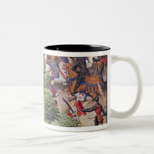 How the Duchess of Aigremont gave birth Two-Tone Coffee Mug (Right)