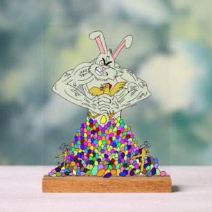 How the Easter Bunny gets his eggs Acrylic Sign