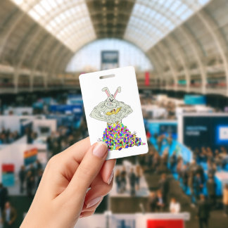 How the Easter Bunny gets his eggs ID Badge