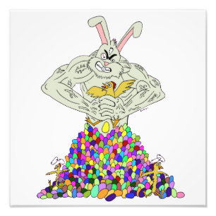 How the Easter Bunny gets his eggs Photo Print