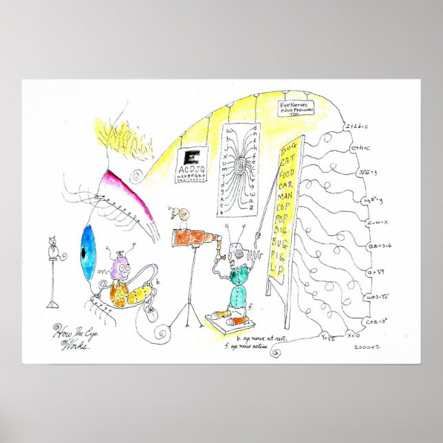 How the Eye Works Poster (Front)