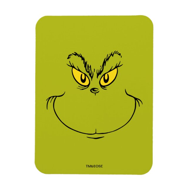 How the Grinch Stole Christmas Face Magnet (Vertical)