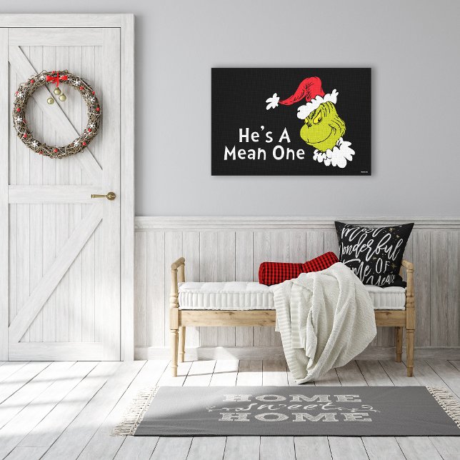 How the Grinch Stole Christmas | He's A Mean One Canvas Print (Creator Uploaded)