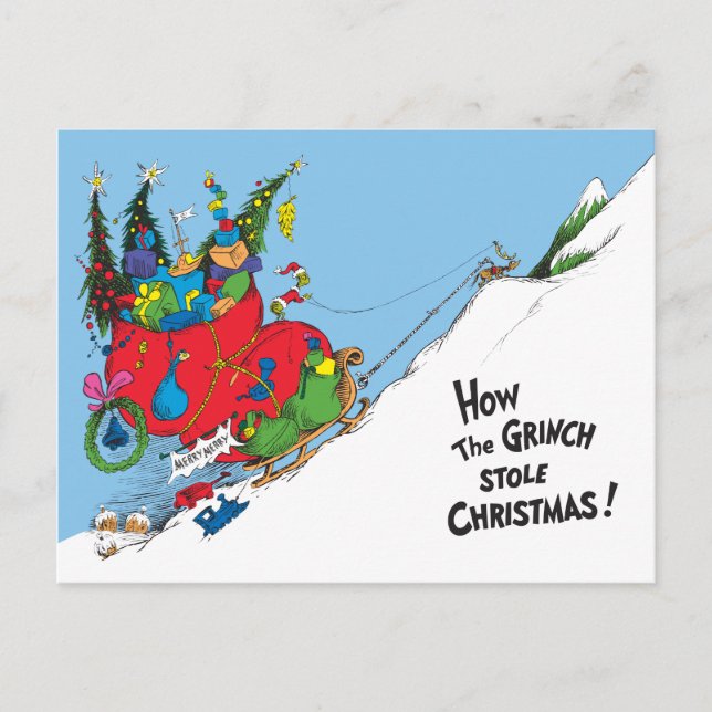 How the Grinch Stole Christmas! Holiday Postcard (Front)