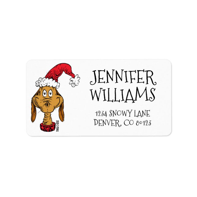 How the Grinch Stole Christmas | Max is Nice Label (Front)