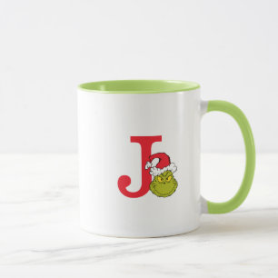 How the Grinch Stole Christmas   Monogram J Mug