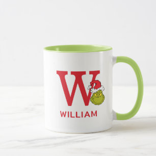 How the Grinch Stole Christmas   Name & Monogram W Mug
