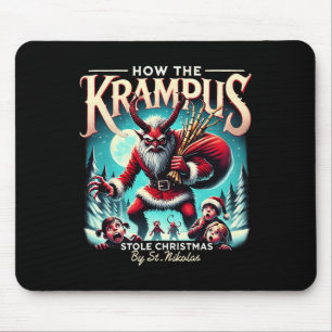 How The Krampus Stole Christmas Krampus Is Coming Mouse Mat
