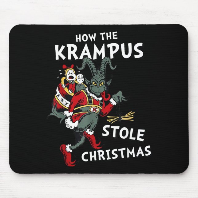 How The Krampus Stole Christmas  Mouse Mat (Front)