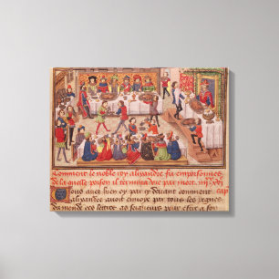 How the Noble King Alexander was Poisoned Canvas Print